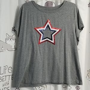 Ladies patriotic tee 2x